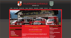 Desktop Screenshot of feuerwehr-ehrwald.at