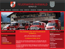 Tablet Screenshot of feuerwehr-ehrwald.at